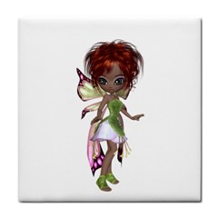 Fairy Magic Faerie In A Dress Face Towel by goldenjackal