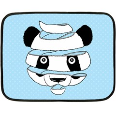 Panda Mini Fleece Blanket (two Sided)