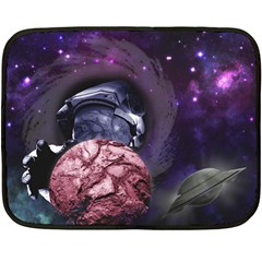 Thy Planet Is Mine! Mini Fleece Blanket (single Sided) by Contest1732250