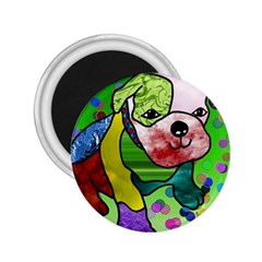 Pug 2 25  Button Magnet by Siebenhuehner