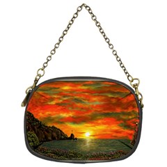 Alyssa s Sunset By Ave Hurley Artrevu - Chain Purse (two Sides) by ArtRave2