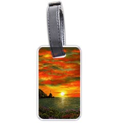 Alyssa s Sunset By Ave Hurley Artrevu - Luggage Tag (one Side)