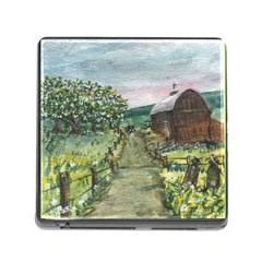  amish Apple Blossoms  By Ave Hurley Of Artrevu   Memory Card Reader (square) by ArtRave2