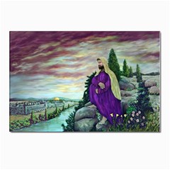 Jesus Overlooking Jerusalem - Ave Hurley - Artrave - Postcard 4 x 6  (10 Pack) by ArtRave2