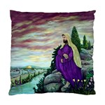 Jesus Overlooking Jerusalem - Ave Hurley - ArtRave - Cushion Case (Single Sided)  Front