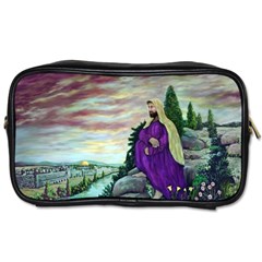 Jesus Overlooking Jerusalem - Ave Hurley - Artrave - Travel Toiletry Bag (one Side) by ArtRave2