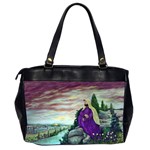 Jesus Overlooking Jerusalem - Ave Hurley - ArtRave - Oversize Office Handbag (Two Sides) Back