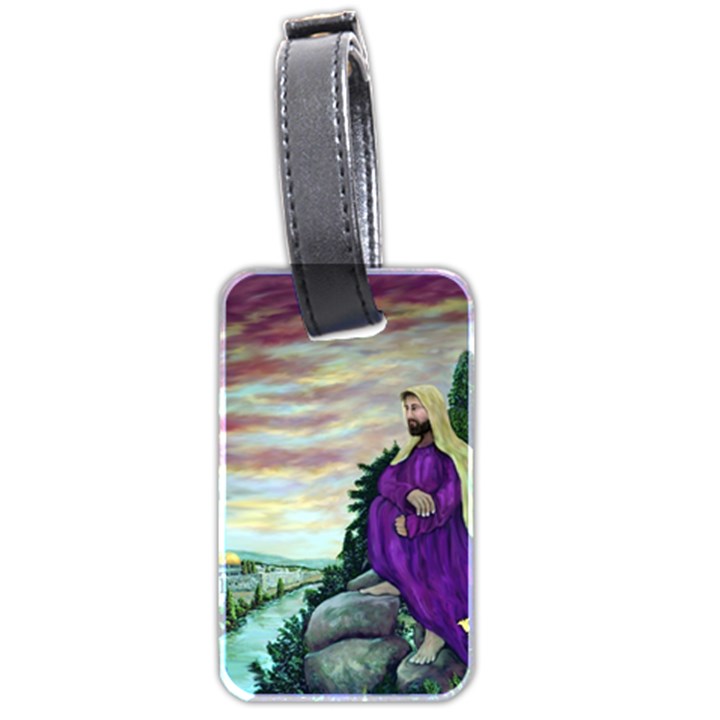 Jesus Overlooking Jerusalem - Ave Hurley - ArtRave - Luggage Tag (Two Sides)