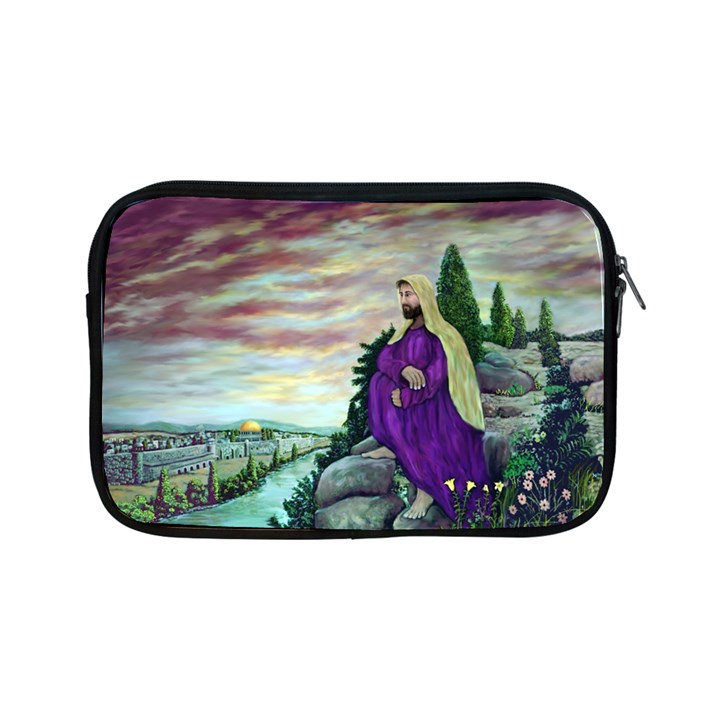 Jesus Overlooking Jerusalem - Ave Hurley - ArtRave - Apple iPad Mini Zippered Sleeve