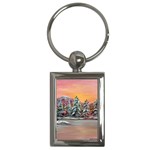  Jane s Winter Sunset   by Ave Hurley of ArtRevu ~ Key Chain (Rectangle) Front