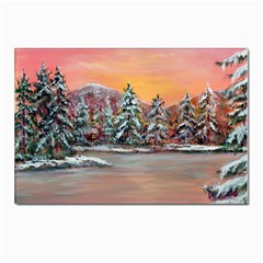  jane s Winter Sunset   By Ave Hurley Of Artrevu   Postcards 5  X 7  (pkg Of 10)