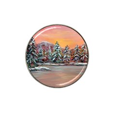  jane s Winter Sunset   By Ave Hurley Of Artrevu   Hat Clip Ball Marker