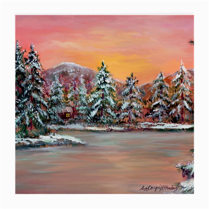 Jane s Winter Sunset   by Ave Hurley of ArtRevu ~ Medium Glasses Cloth (2 Sides)