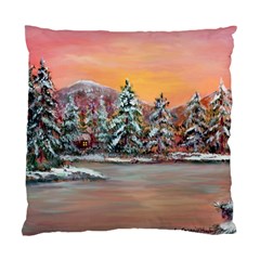  jane s Winter Sunset   By Ave Hurley Of Artrevu   Standard Cushion Case (one Side)