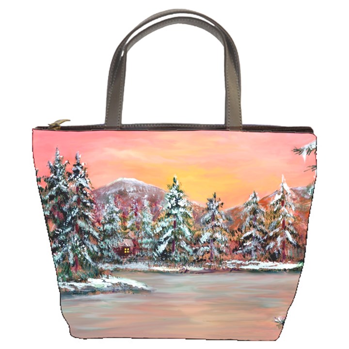  Jane s Winter Sunset   by Ave Hurley of ArtRevu ~ Bucket Bag