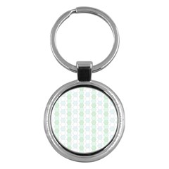 Allover Graphic Soft Aqua Key Chain (round) by ImpressiveMoments