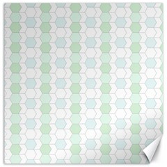 Allover Graphic Soft Aqua Canvas 12  X 12  (unframed) by ImpressiveMoments