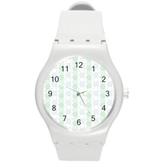 Allover Graphic Soft Aqua Plastic Sport Watch (medium) by ImpressiveMoments