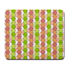 Allover Graphic Red Green Large Mouse Pad (rectangle) by ImpressiveMoments