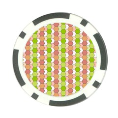 Allover Graphic Red Green Poker Chip (10 Pack) by ImpressiveMoments