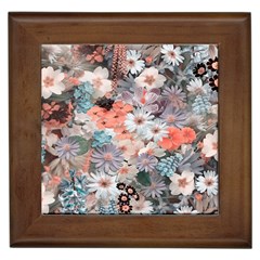 Spring Flowers Framed Ceramic Tile by ImpressiveMoments