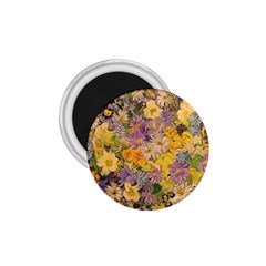 Spring Flowers Effect 1.75  Button Magnet