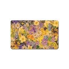 Spring Flowers Effect Magnet (Name Card)
