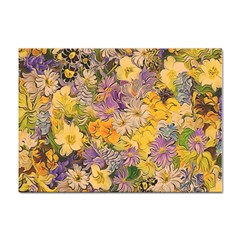 Spring Flowers Effect A4 Sticker 10 Pack