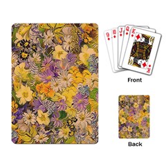 Spring Flowers Effect Playing Cards Single Design