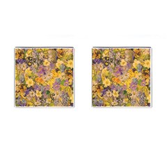 Spring Flowers Effect Cufflinks (square) by ImpressiveMoments