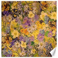 Spring Flowers Effect Canvas 16  x 16  (Unframed)