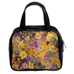 Spring Flowers Effect Classic Handbag (two Sides) by ImpressiveMoments
