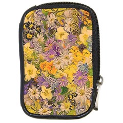 Spring Flowers Effect Compact Camera Leather Case