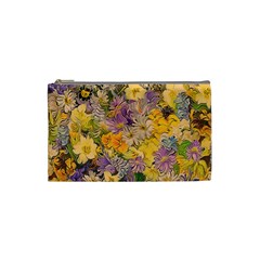 Spring Flowers Effect Cosmetic Bag (Small)