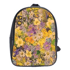 Spring Flowers Effect School Bag (Large)