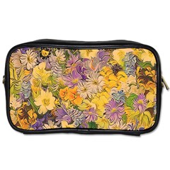 Spring Flowers Effect Travel Toiletry Bag (One Side)