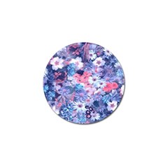 Spring Flowers Blue Golf Ball Marker by ImpressiveMoments