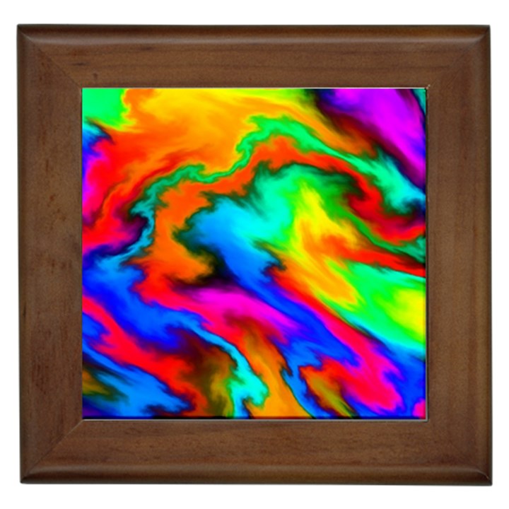 Crazy Effects  Framed Ceramic Tile