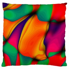 Crazy Effects  Large Cushion Case (single Sided)  by ImpressiveMoments