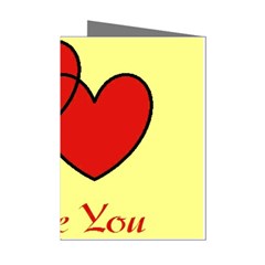 I Love You Mini Greeting Card (8 Pack) by WonderfulDreamPicture