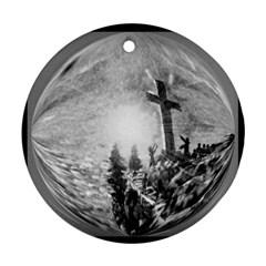 The Apple Of God s Eye Is Jesus - Ave Hurley - ArtRave - Ornament (Round)