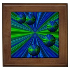 Magic Balls Framed Ceramic Tile