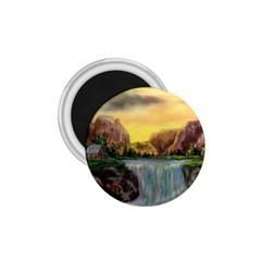 Brentons Waterfall - Ave Hurley - Artrave - 1 75  Button Magnet by ArtRave2