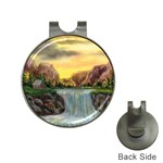 Brentons Waterfall - Ave Hurley - ArtRave - Hat Clip with Golf Ball Marker Front
