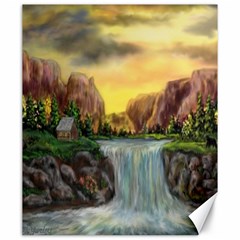 Brentons Waterfall - Ave Hurley - Artrave - Canvas 20  X 24  (unframed)