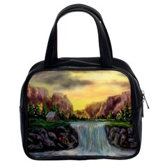 Brentons Waterfall - Ave Hurley - Artrave - Classic Handbag (two Sides) by ArtRave2