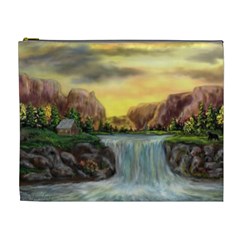 Brentons Waterfall - Ave Hurley - Artrave - Cosmetic Bag (xl)