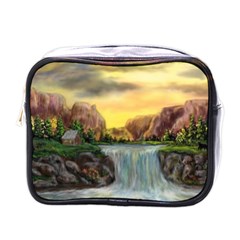 Brentons Waterfall - Ave Hurley - Artrave - Mini Travel Toiletry Bag (one Side) by ArtRave2