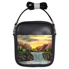 Brentons Waterfall - Ave Hurley - Artrave - Girl s Sling Bag