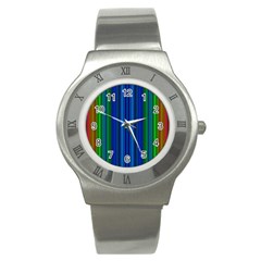 Strips Stainless Steel Watch (slim)